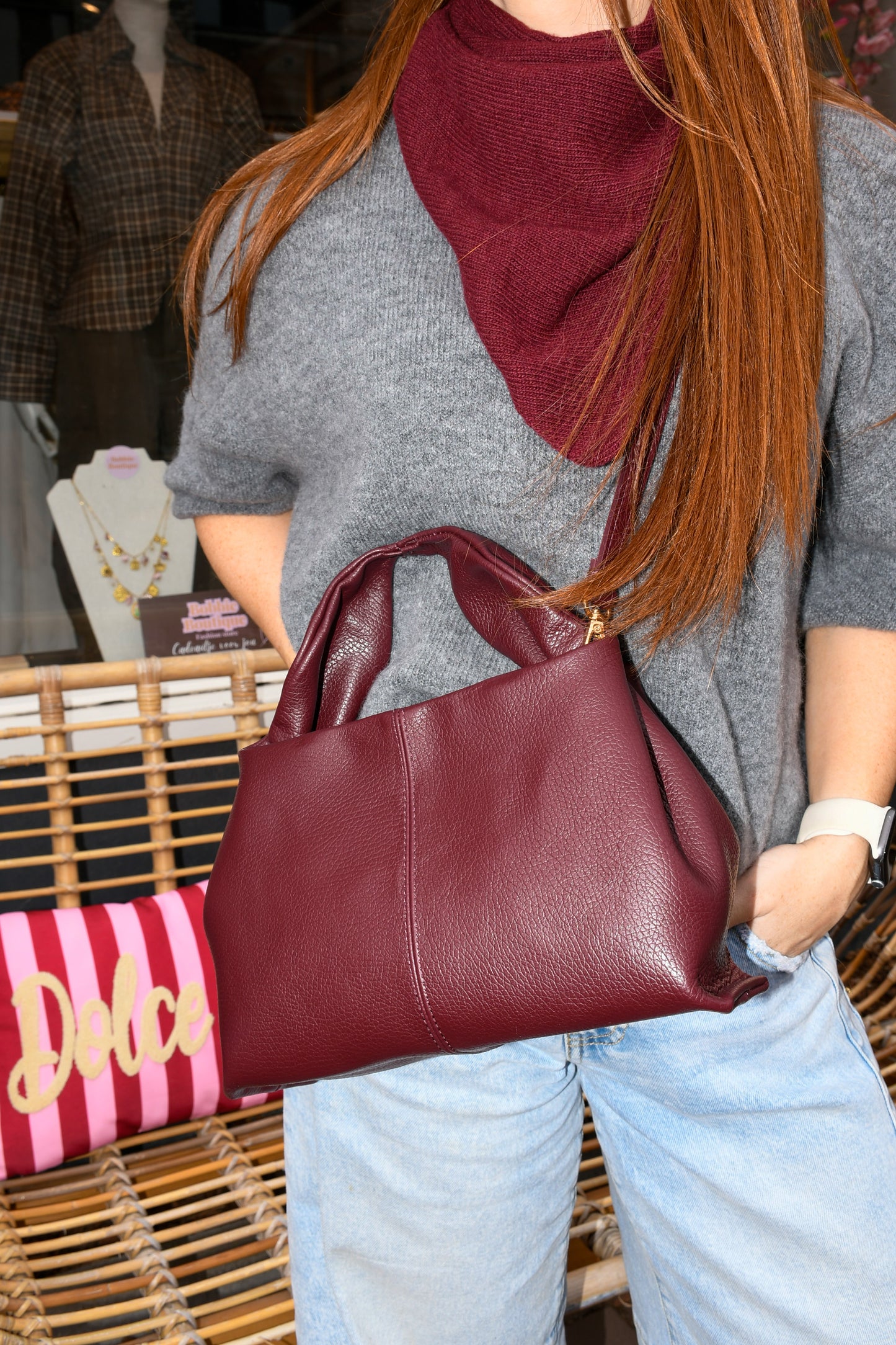 Polly bag bordeaux