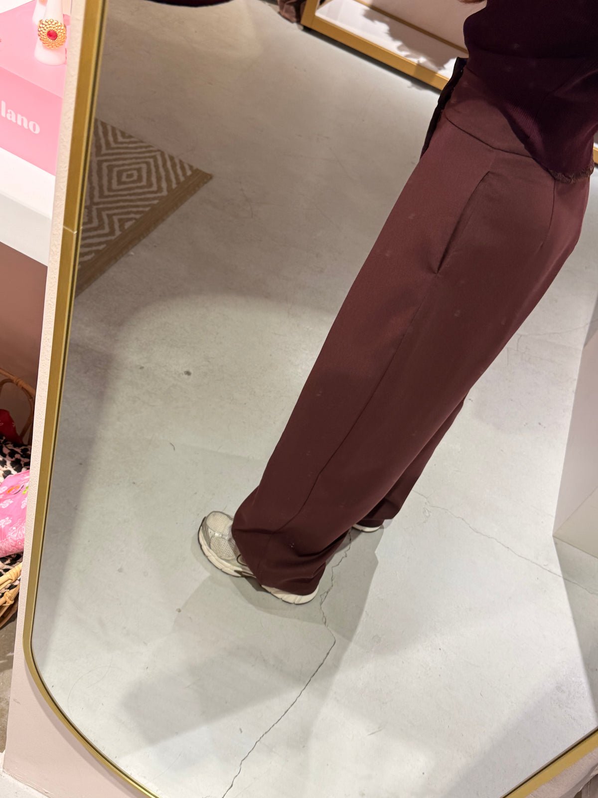 Hailey pantalon bordeaux