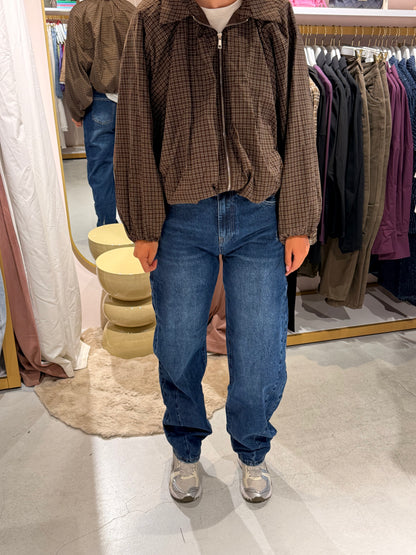 Barrel jeans dark denim tall