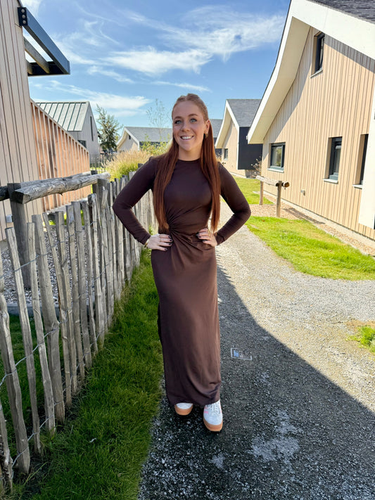 Bodycon dress brown