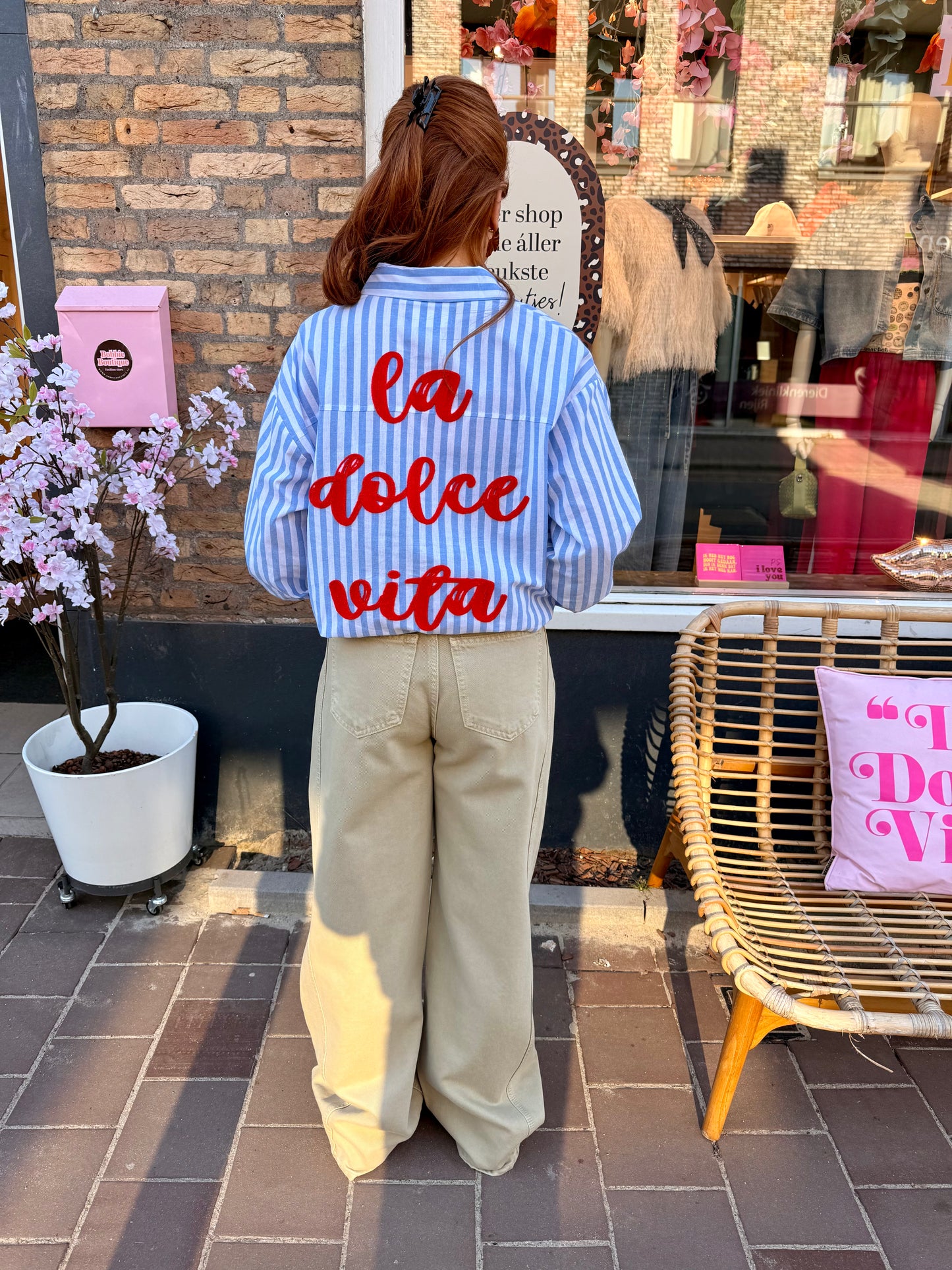 Ballon jeans taupe