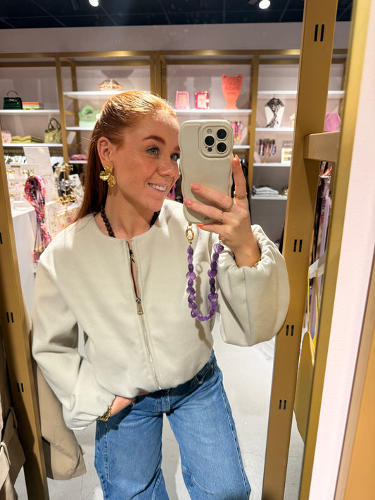 Soft bomber jacket