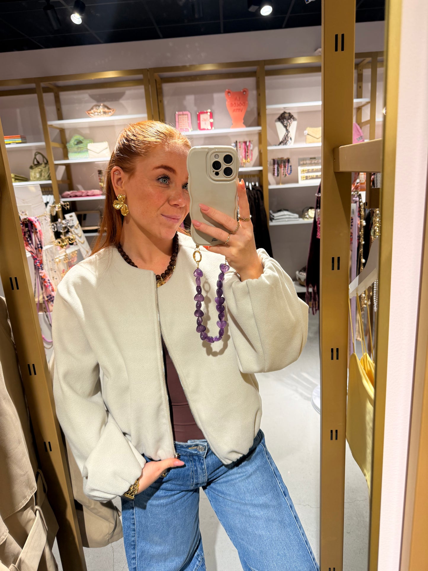 Soft bomber jacket