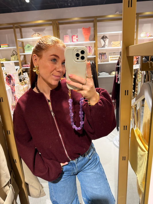 Soft bomber jacket