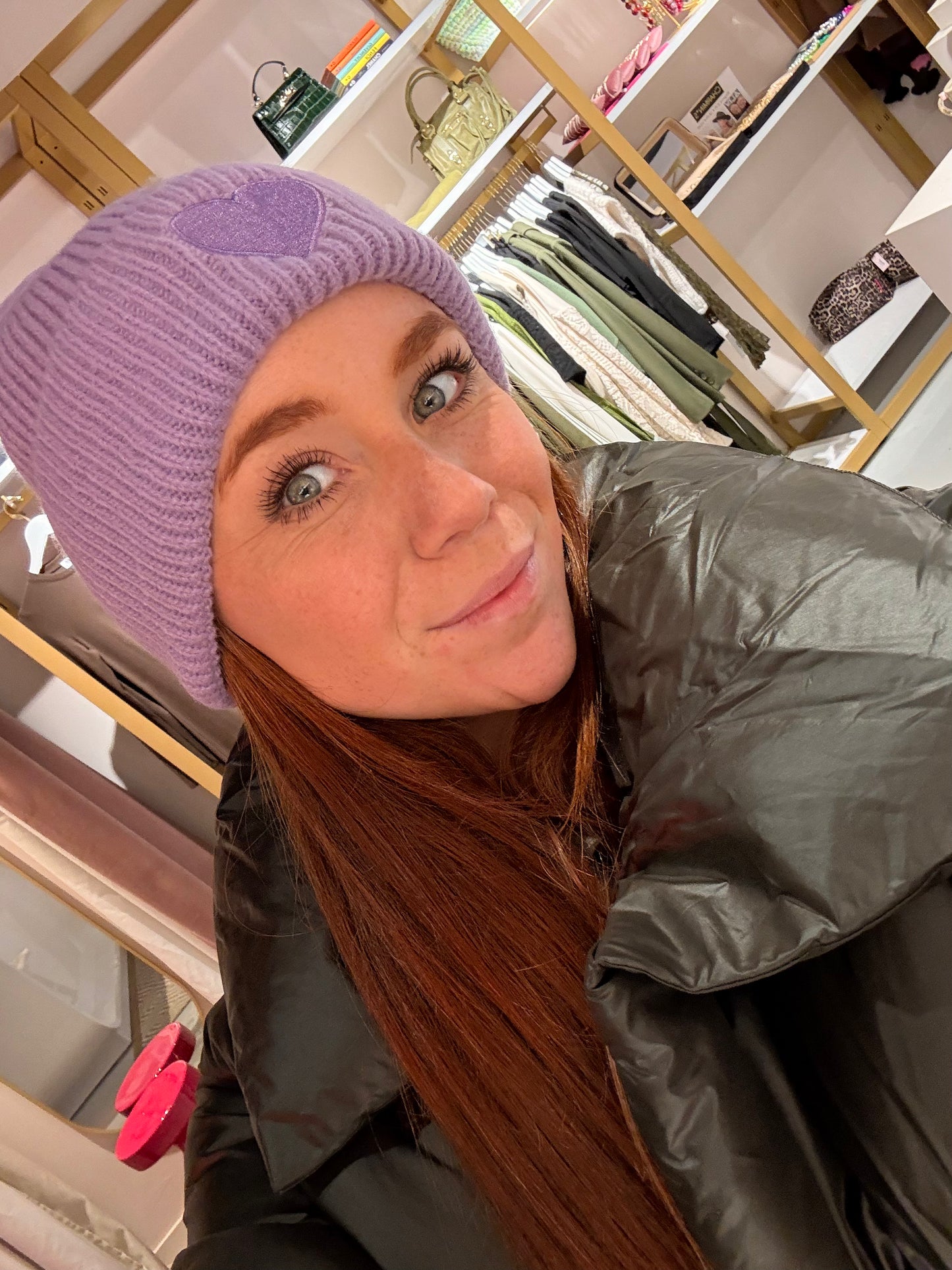 Heart beanie