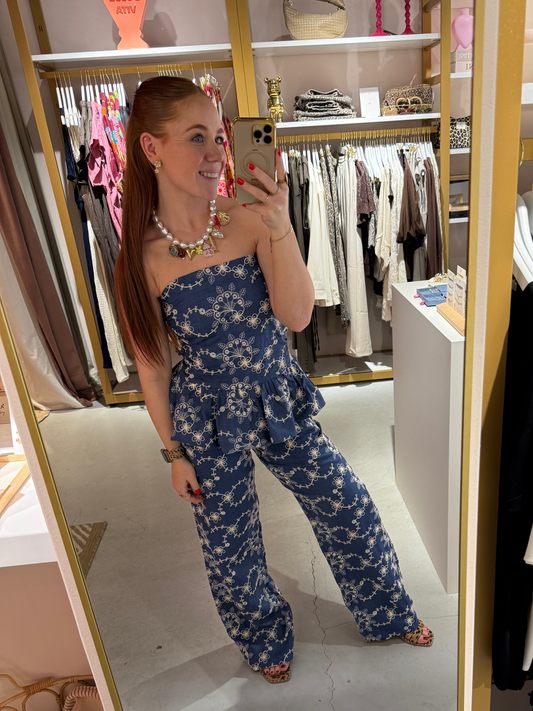 Ibiza top blauw