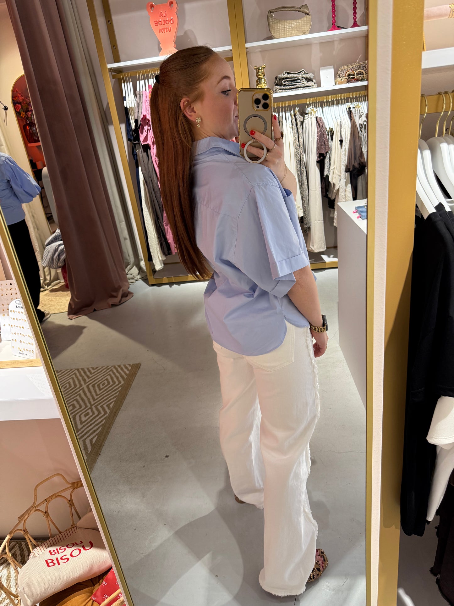 Blouse Pip blauw