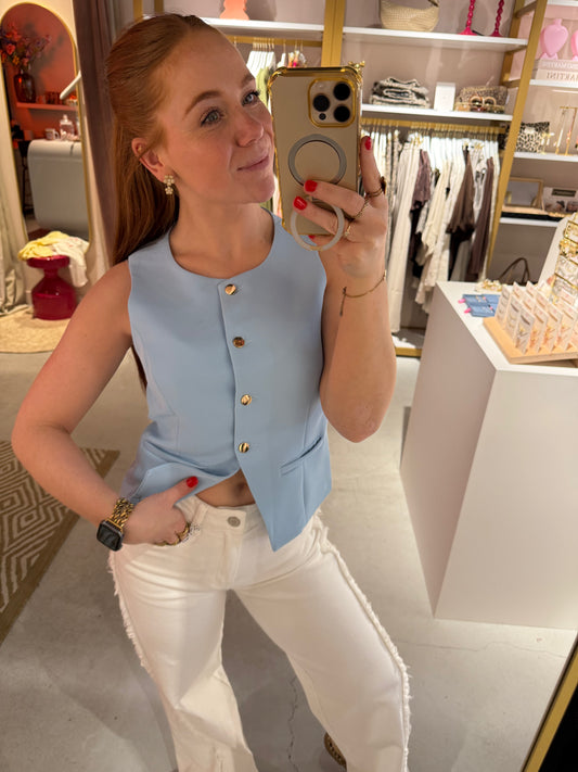Gilet ocean blue