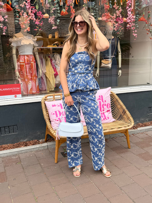 Ibiza broek blauw