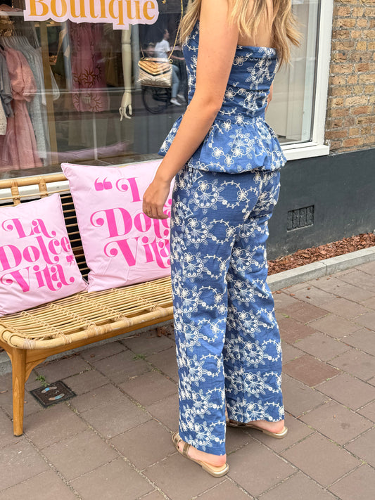 Ibiza broek blauw