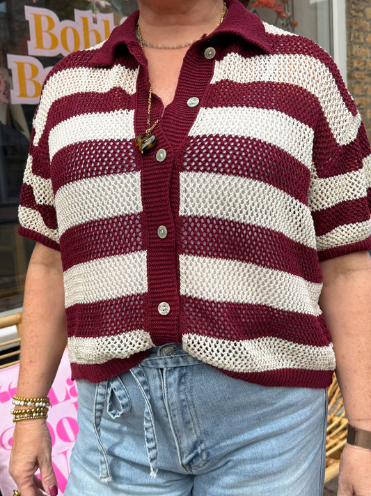 Poloshirt Bordeaux