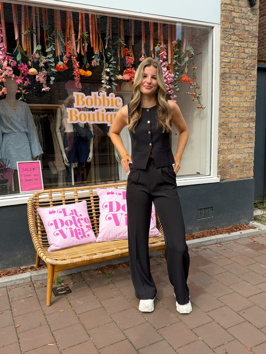 Gilet zwart