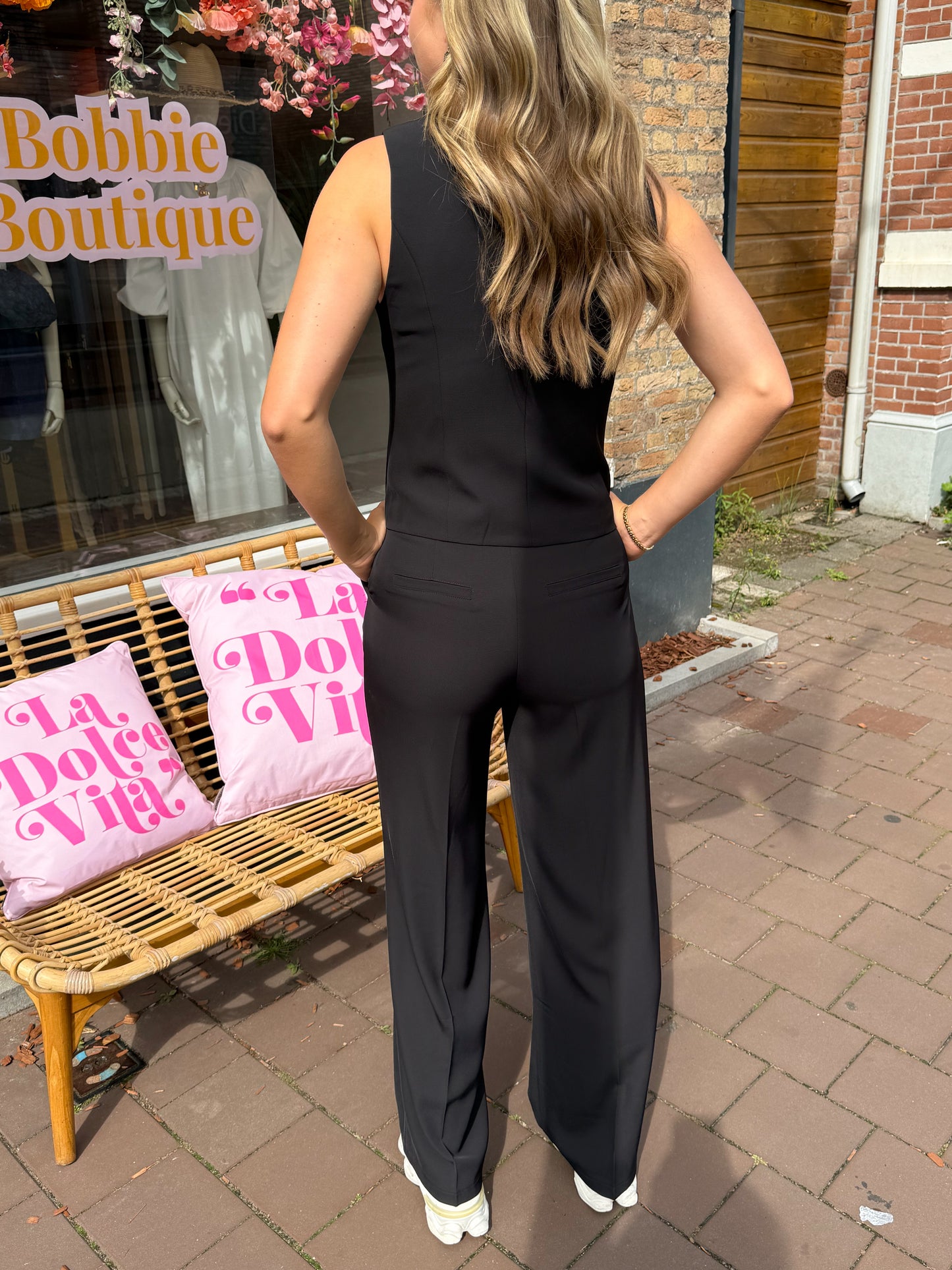 Pantalon zwart