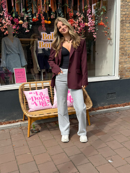 Jeans Fleur grijs