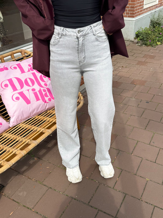 Jeans Fleur grijs