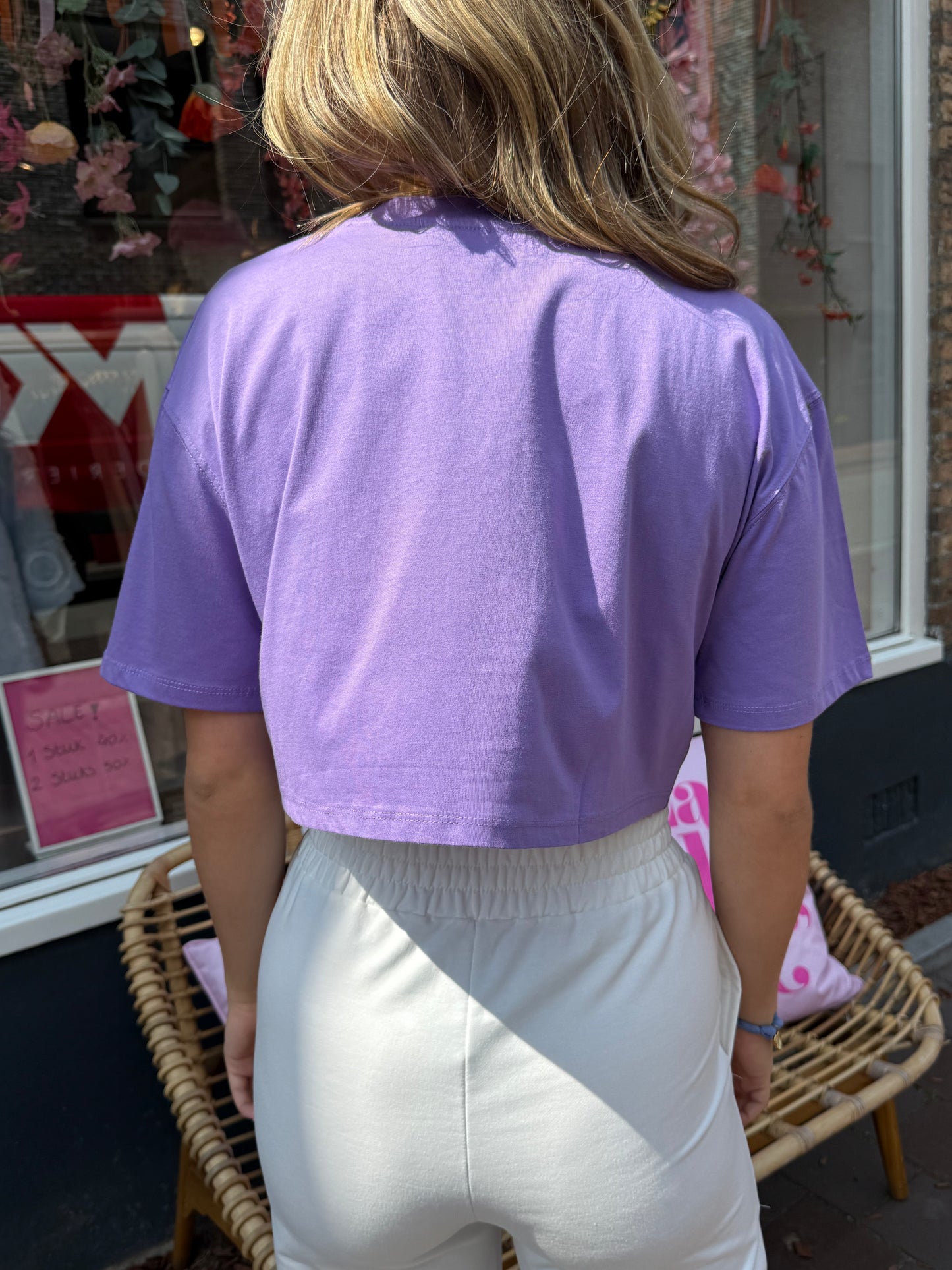 T-shirt Amber lila