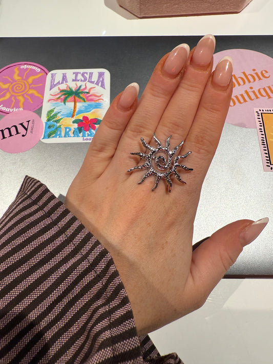 Sun statement ring