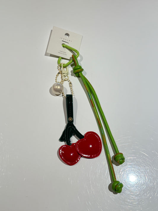 Bagcharm kers rood