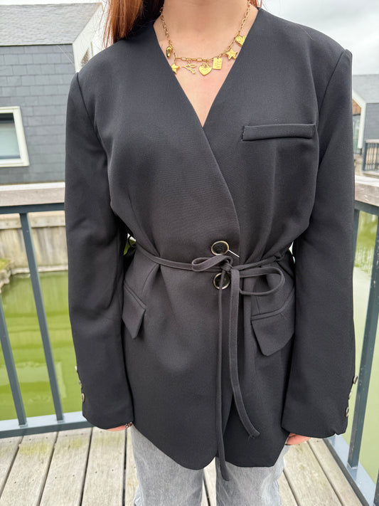 Blazer Jusdepom zwart