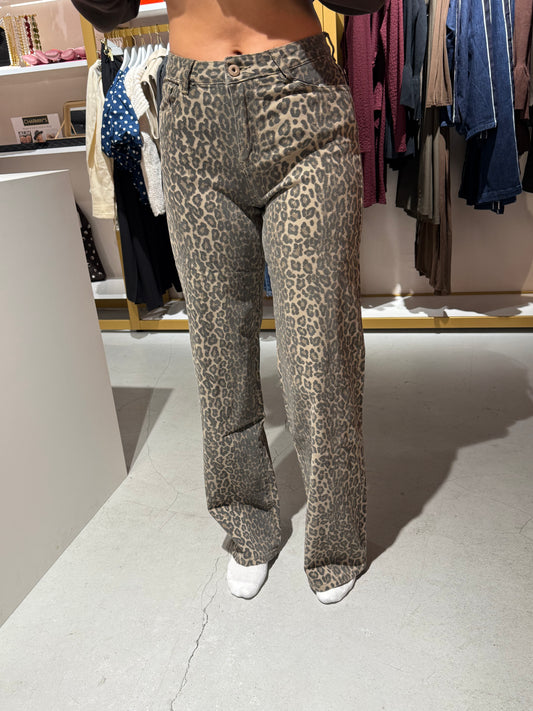 Leopard jeans TALL