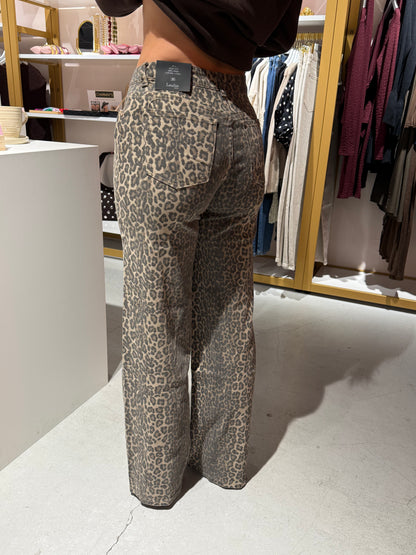 Leopard jeans TALL