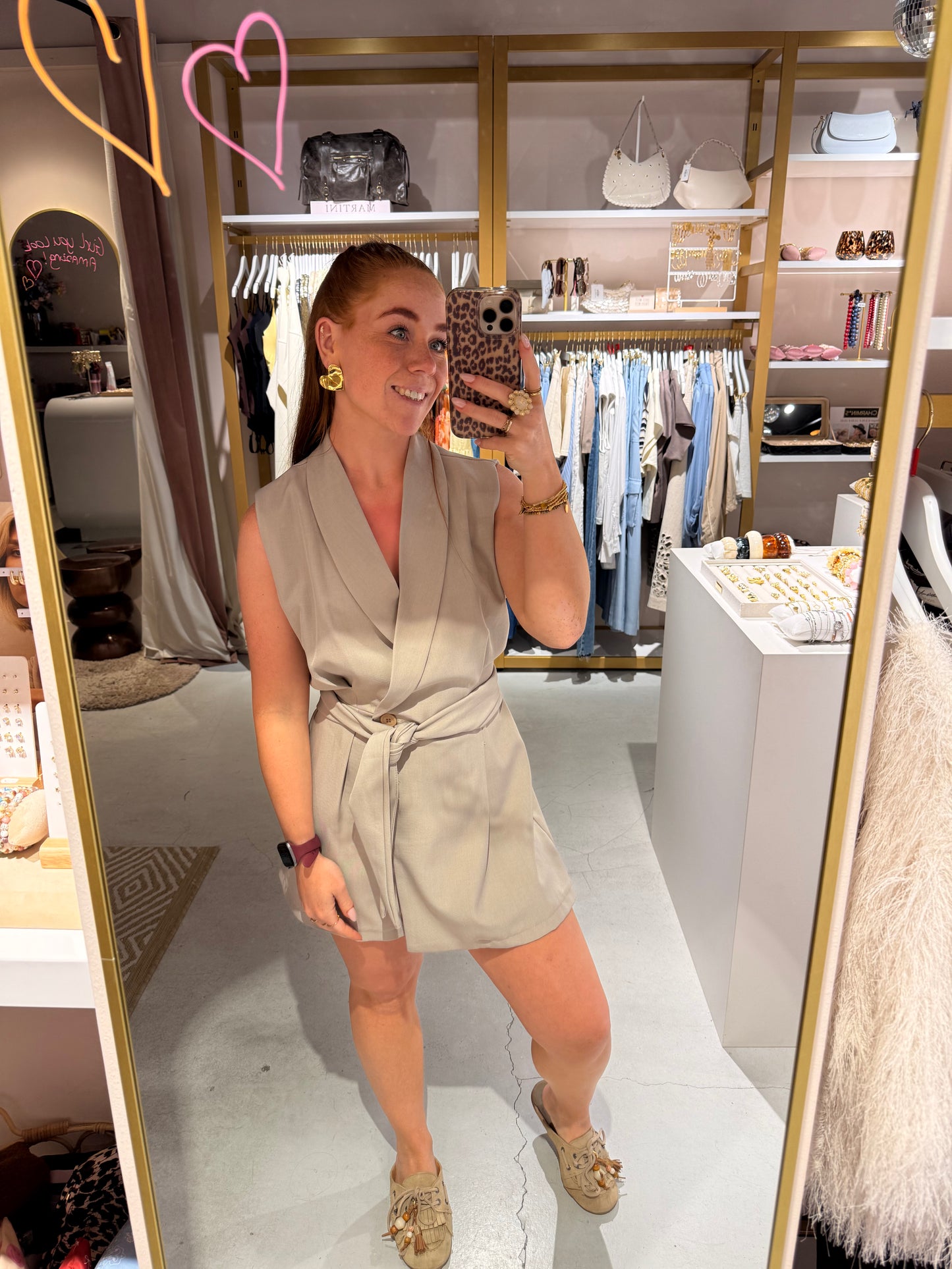 Playsuit beige