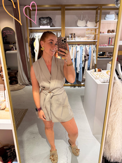 Playsuit beige