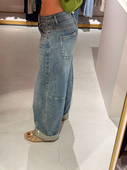 Ballon jeans destroyed