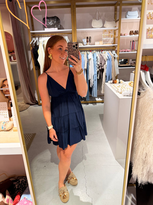 Pien dress navy