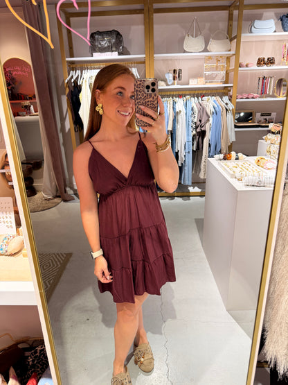 Pien dress bordeaux