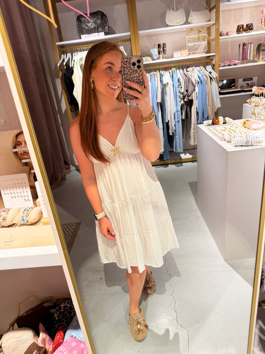 Isla dress white