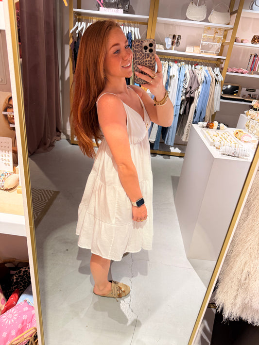 Isla dress white