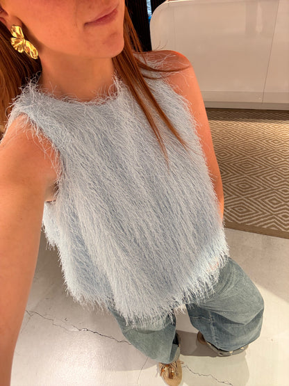 Feather top blue