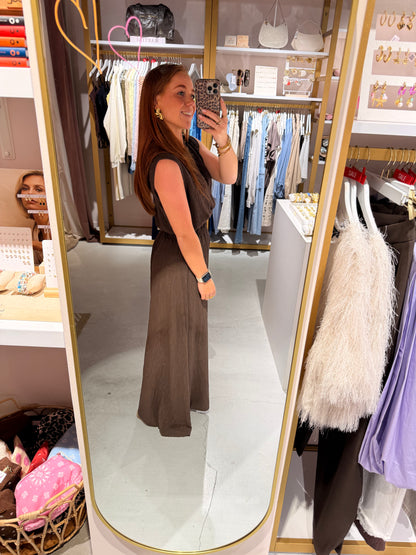 Lurex set brown
