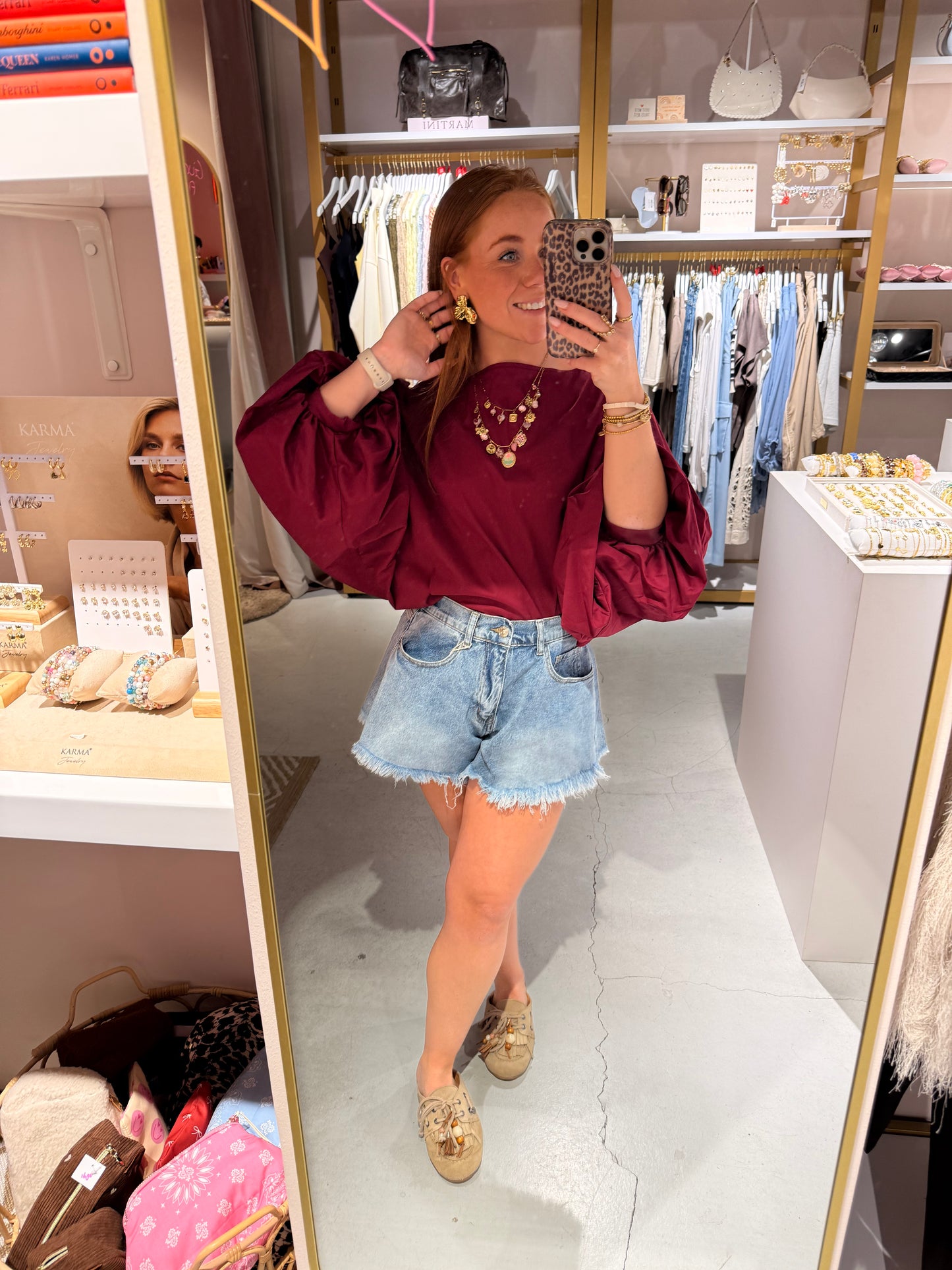 Top Annemarie bordeaux