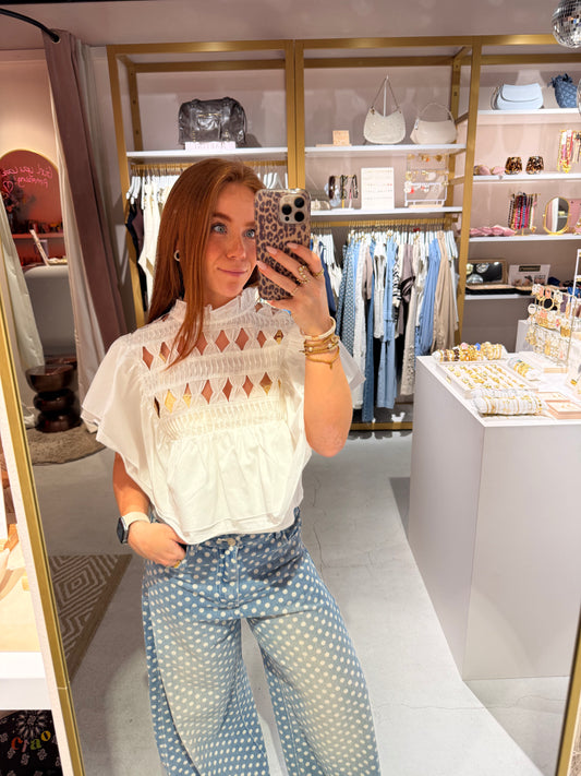 Muse blouse wit