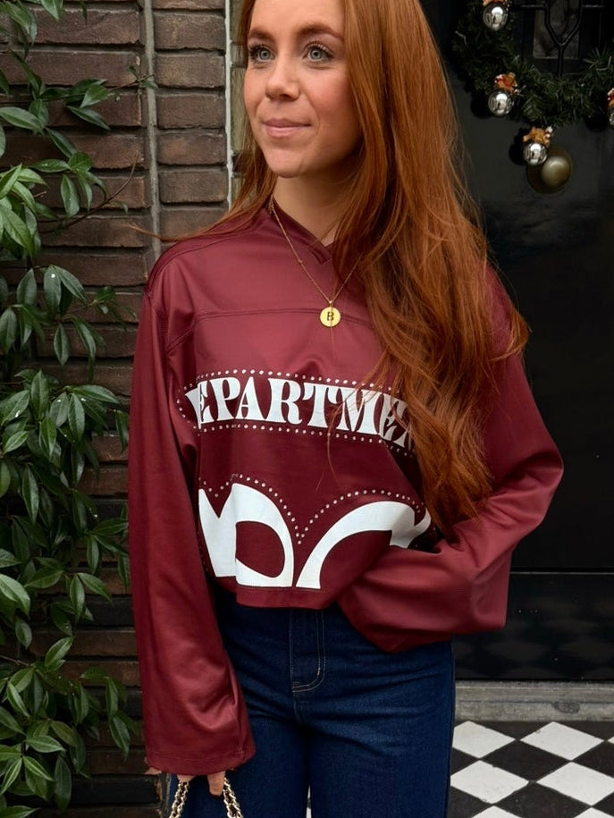 Cropped hockey shirt FANNY - Refined Department