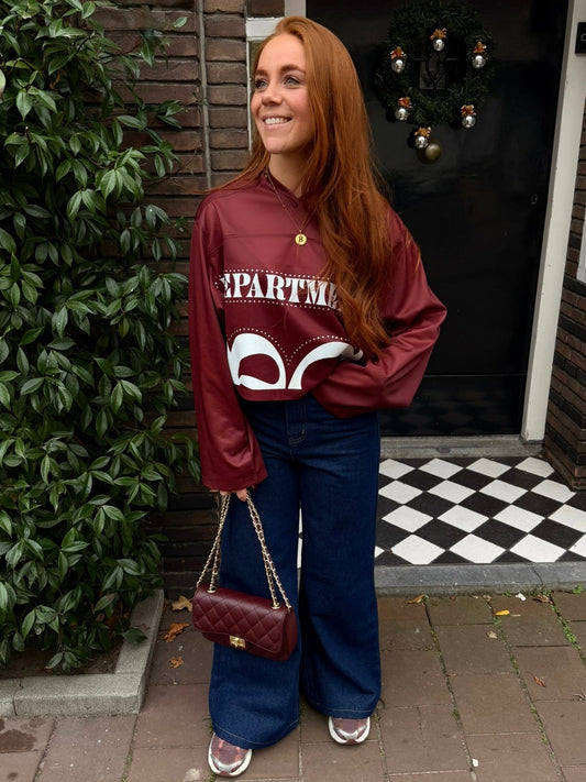 Cropped hockey shirt FANNY - Refined Department