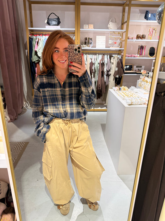 Cargo pants beige