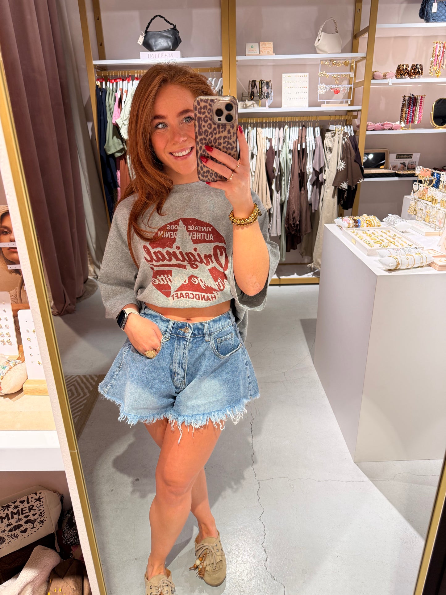 T-shirt vintage grey