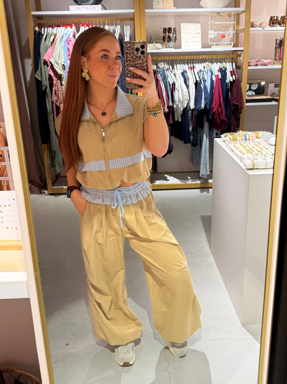 Co-ord set beige
