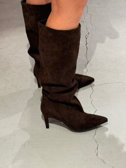 Slouchy laarzen brown