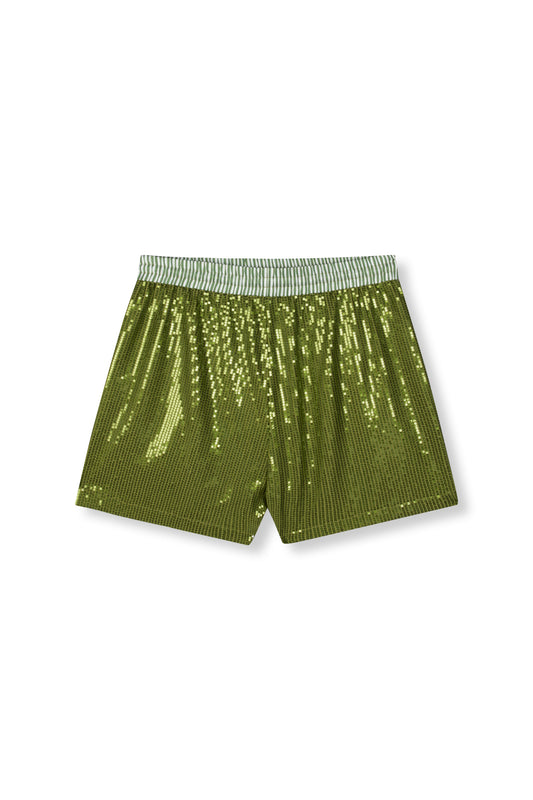 Sequin relaxed short