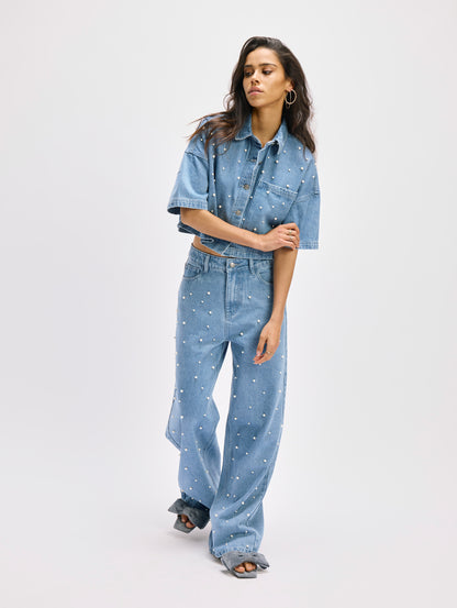 PAYTON PANTS pearl denim
