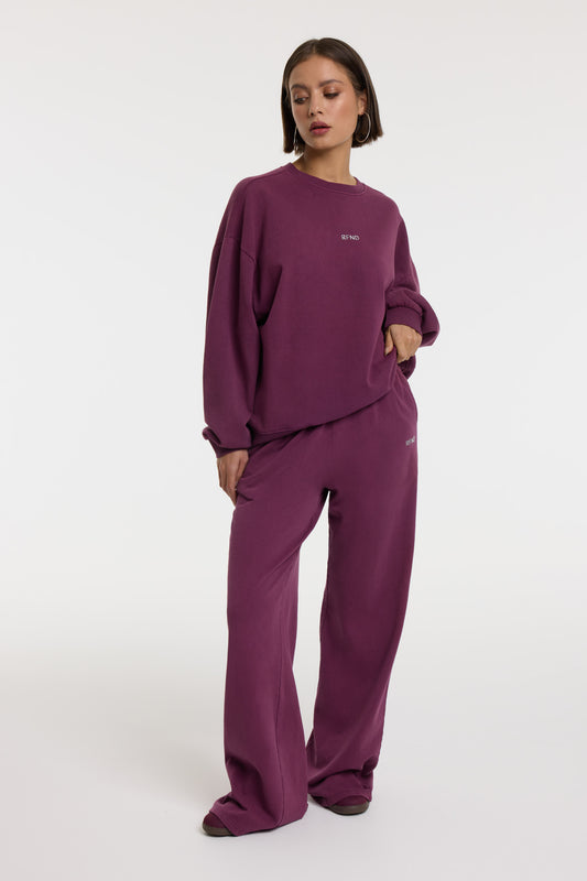 Knitted relaxed jog pants NOVA - Refined Department