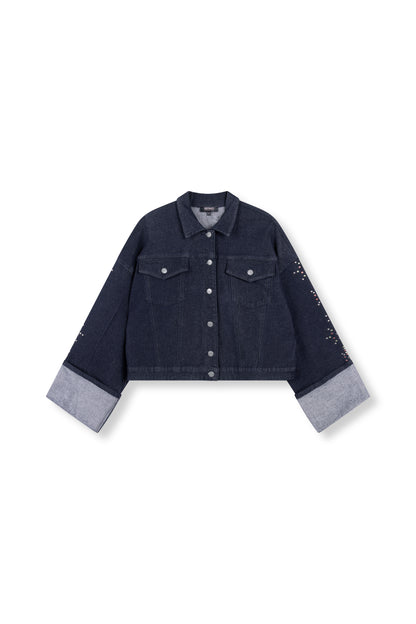 Denim jacket stones REBEL - Refined Department