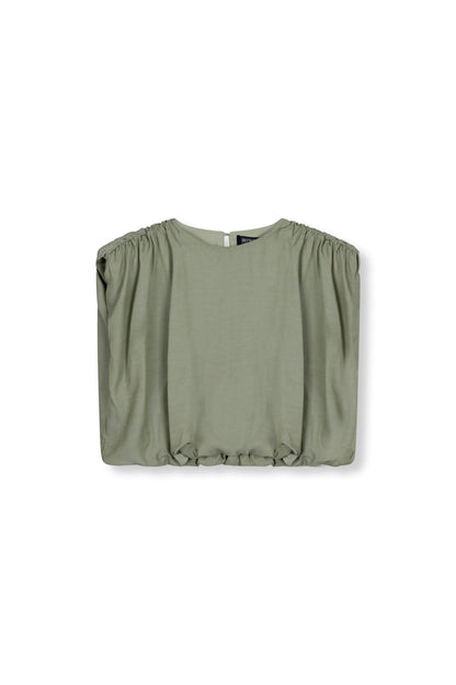 Flowy cropped blouse Liv