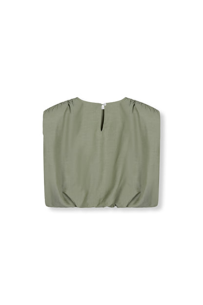 Flowy cropped blouse Liv