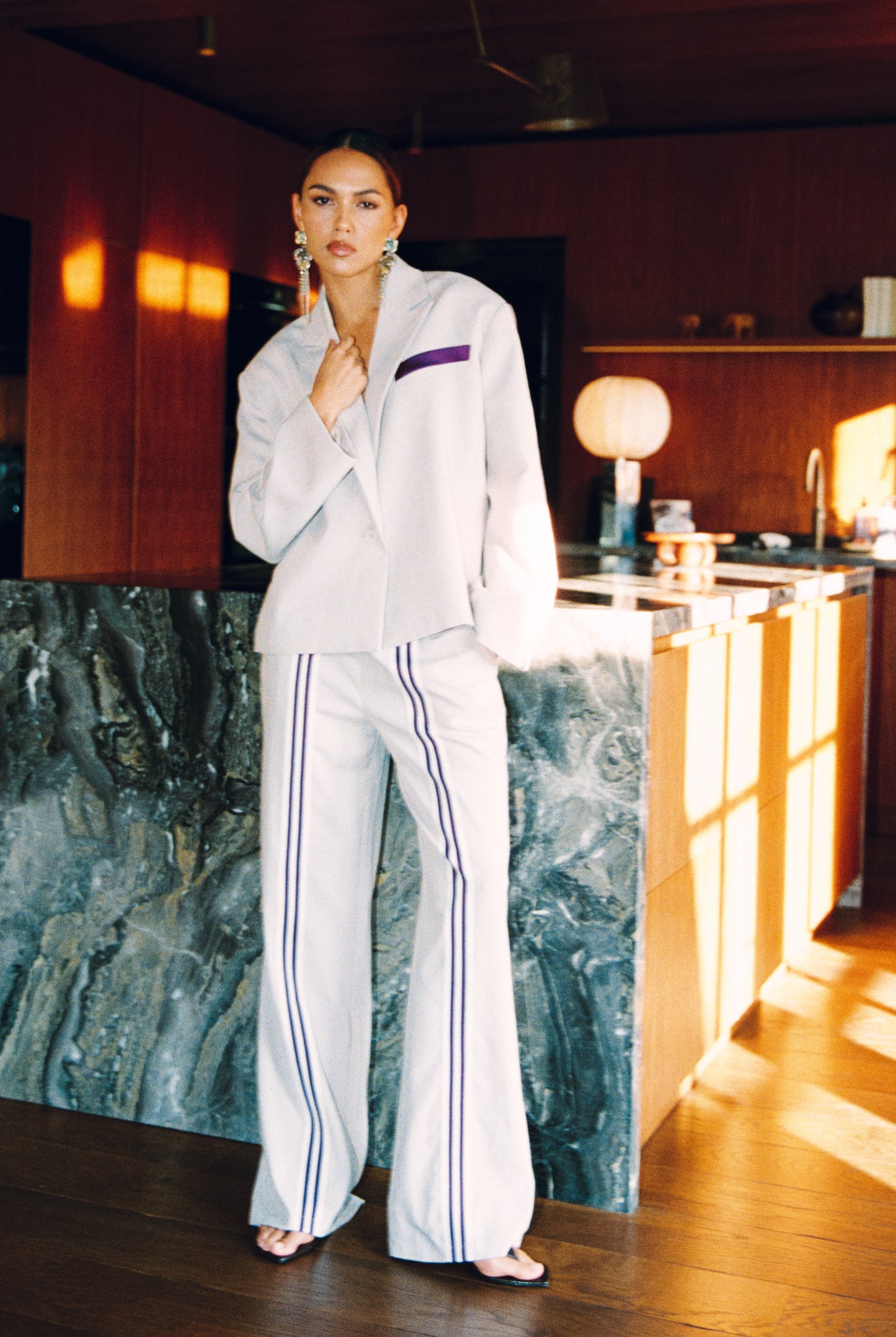 Tyra pants creamy white- Refined Department