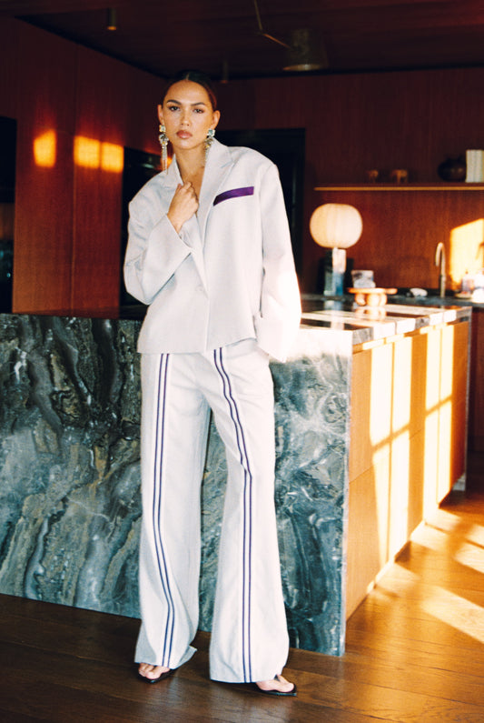 Tyra pants creamy white- Refined Department